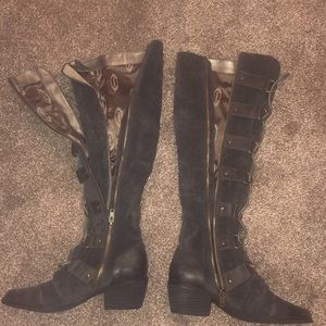 New Joyfolie lace up Gray boots